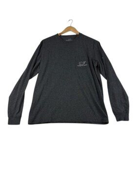 Vineyard Vines Men’s Long Sleeve Shirt – Size S, Gray
